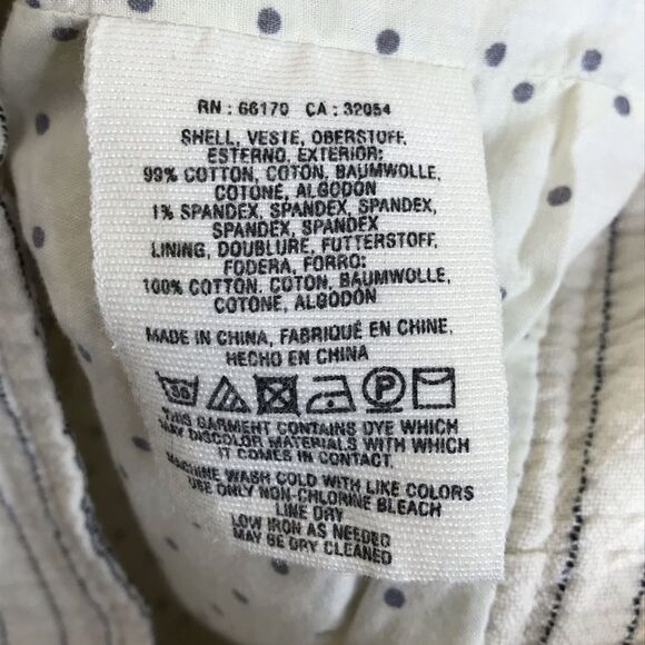 Anthropologie Cartonnier Striped Double Breasted Blazer with Pockets XS - Picture 7 of 7